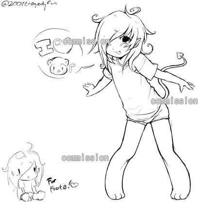 Persona Commission || lineart $10