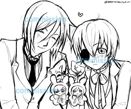 Persona Commission || lineart